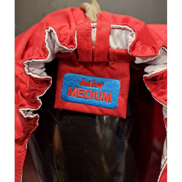 Up and Under Centre Cag Junior - Medium - Red / Mint Green