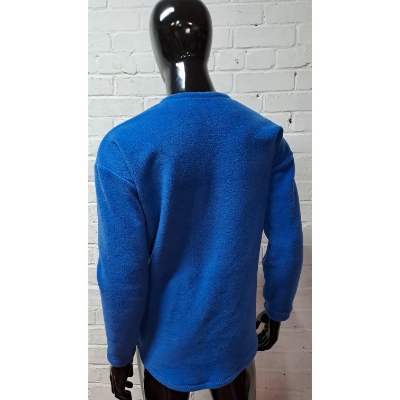 Up and Under Centre Fleece Jumper - Blue