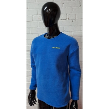 Up and Under Centre Fleece Jumper - Blue