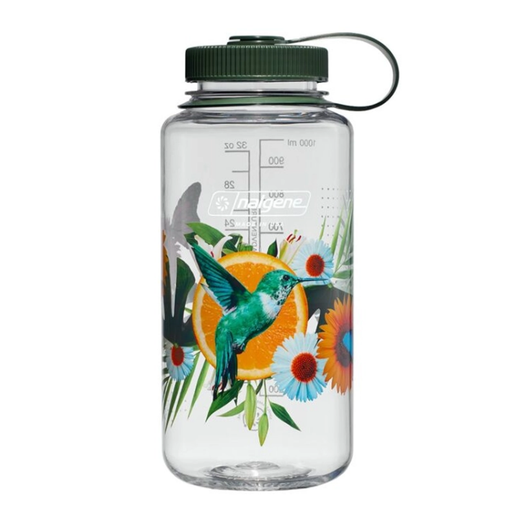 Wide Mouth Tritan 1L Sustain - Citrus Hummingbird
