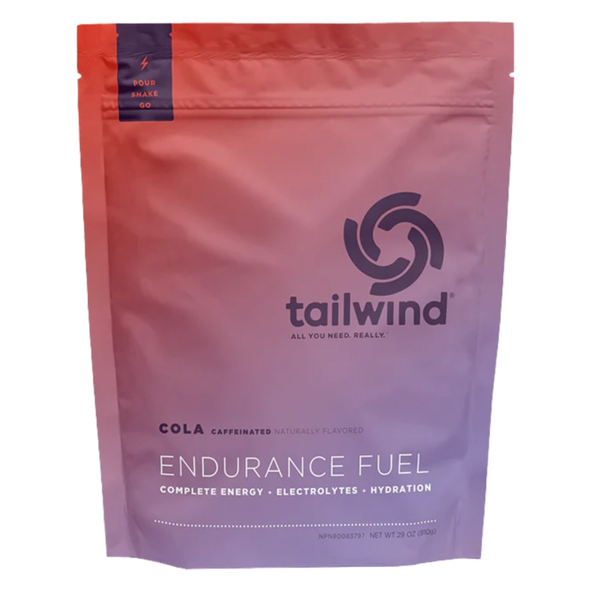 Tailwind Endurance Fuel 30 Serving Pouch - Caffeinated Colorado Cola Buzz