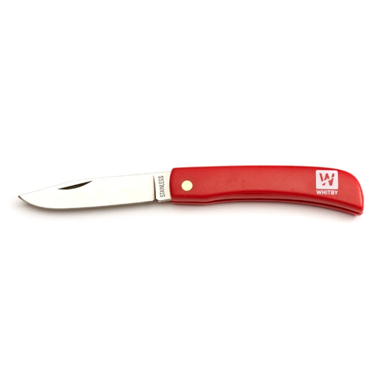 Whitby Pocket Knife 3.25" - Red