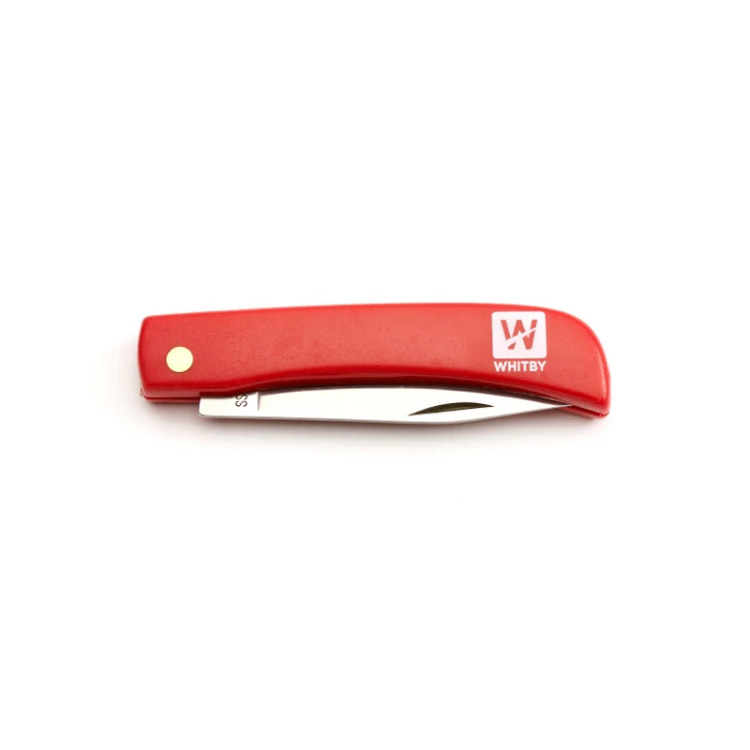 Whitby Pocket Knife 3.25" - Red