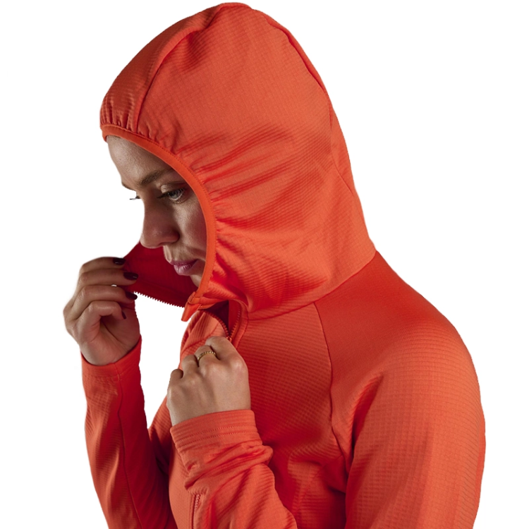Montane Women's Protium Hoodie - Tiger Lily