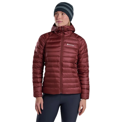 Montane Women's Anti-Freeze Hooded Down Jacket - Sumac