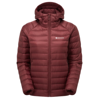 Montane Women's Anti-Freeze Hooded Down Jacket - Sumac