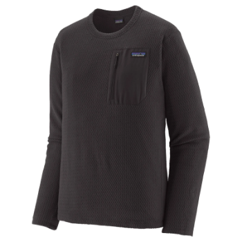 Patagonia Men’s R1 Air Fleece Crewneck - Black