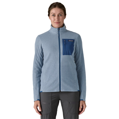Patagonia Women’s R1 Air Fleece Full-Zip Hoody - Barnacle Blue