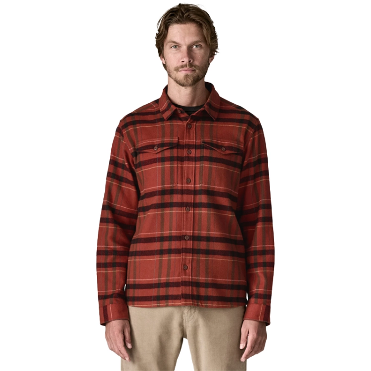 Patagonia Men's Fjord Flannel Shirt - King: Dried Vanilla