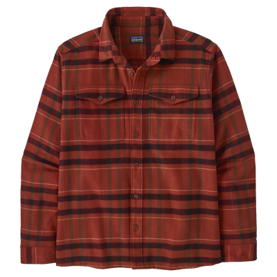 Patagonia Men's Fjord Flannel Shirt - King: Dried Vanilla