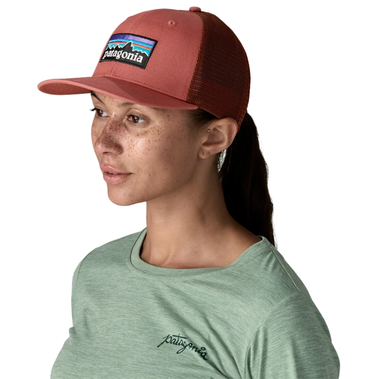 Patagonia P-6 Logo Trucker Hat - Potters Red