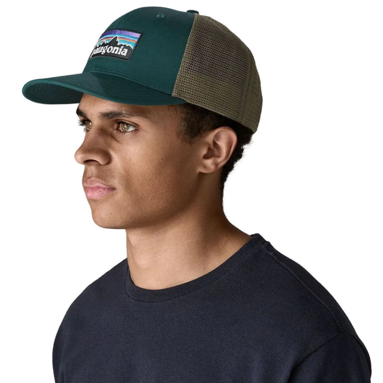Patagonia P-6 Logo Trucker Hat - Cascade Green