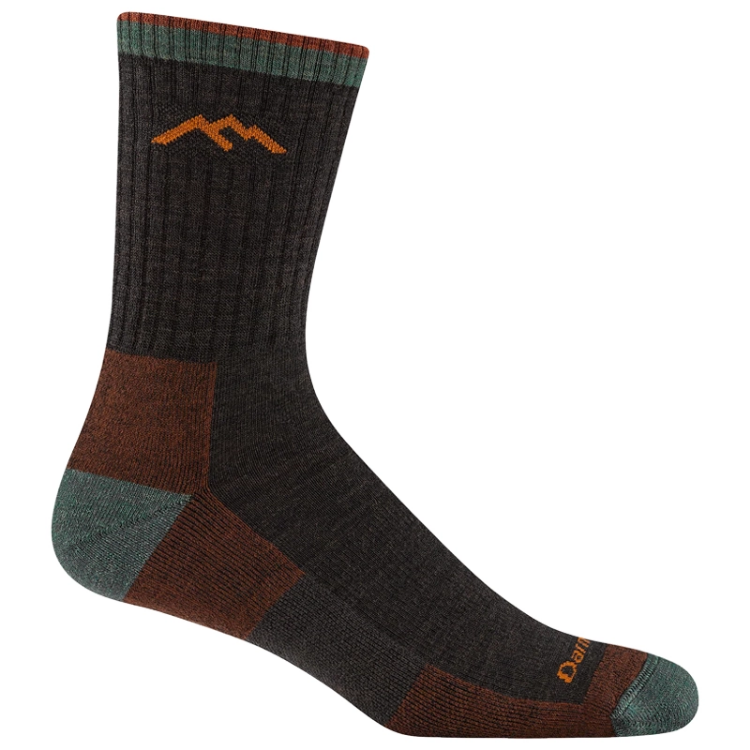 Darn Tough Men's Hiker Micro Crew Midweight Hiking Sock - Walnut