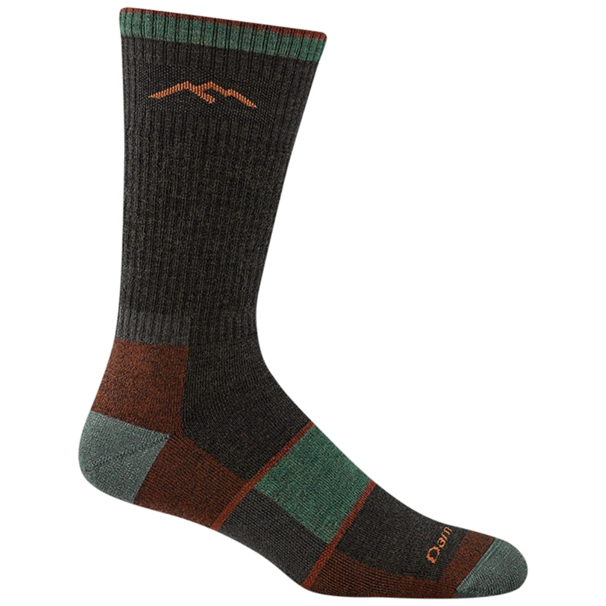 Darn Tough Men's Hiker Boot Full Cushion Midweight Hiking Socks - Walnut