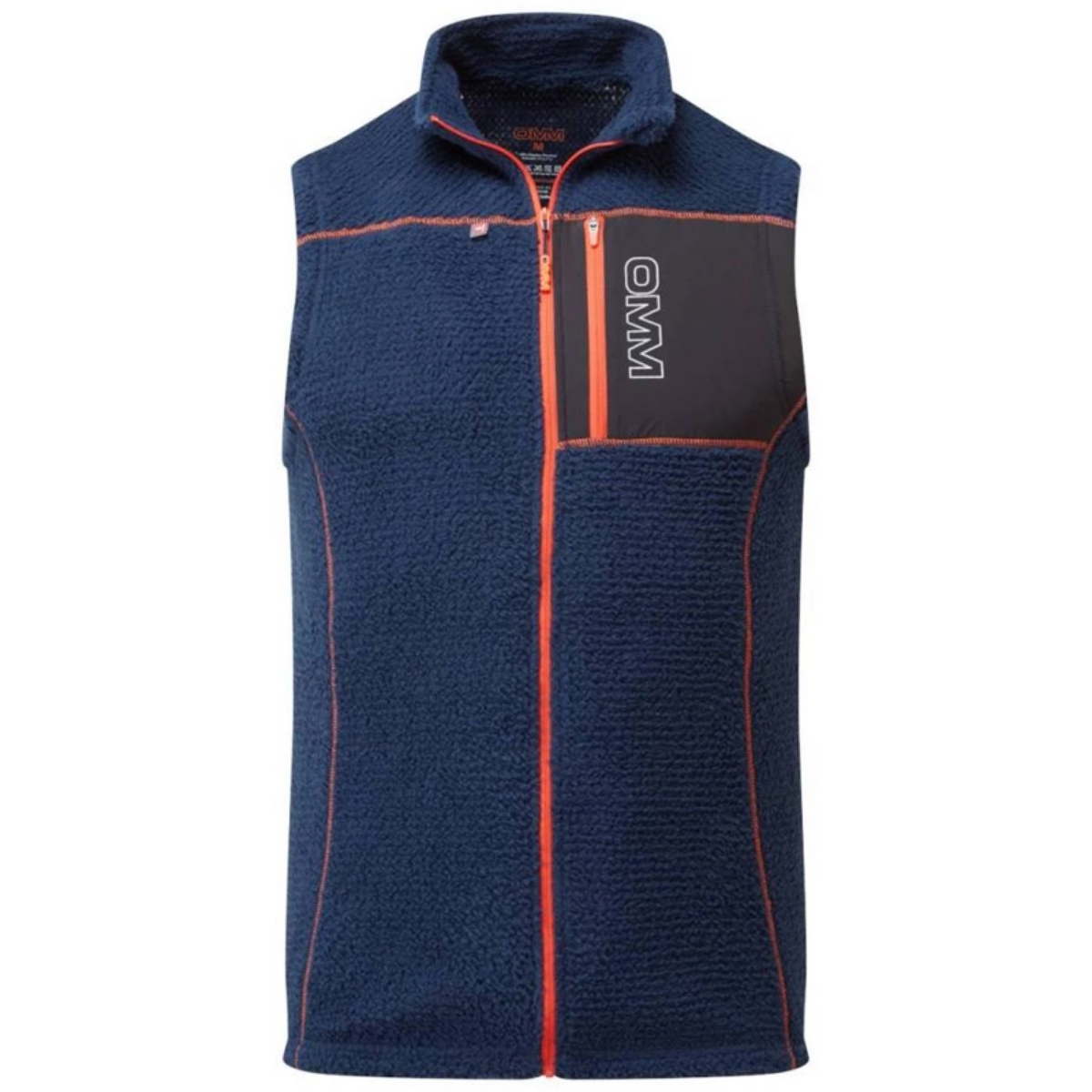 OMM Ltd Core Zipped Vest - Navy