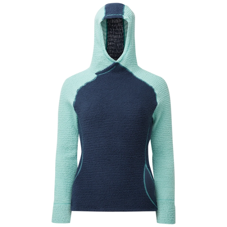 OMM Ltd Core+ Hoodie Womens - Navy / Aqua