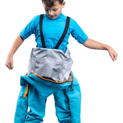 Palm Rocket Kid's Suit - Aqua