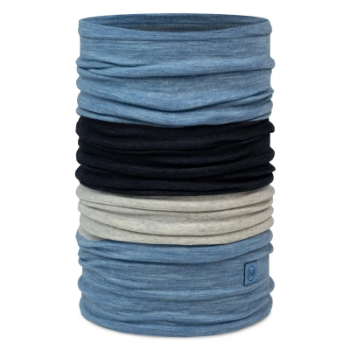 Buff Merino Move Multifunctional Neckwear - Solid Lake Blue