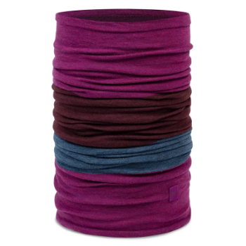 Buff Merino Move Multifunctional Neckwear - Solid Magenta