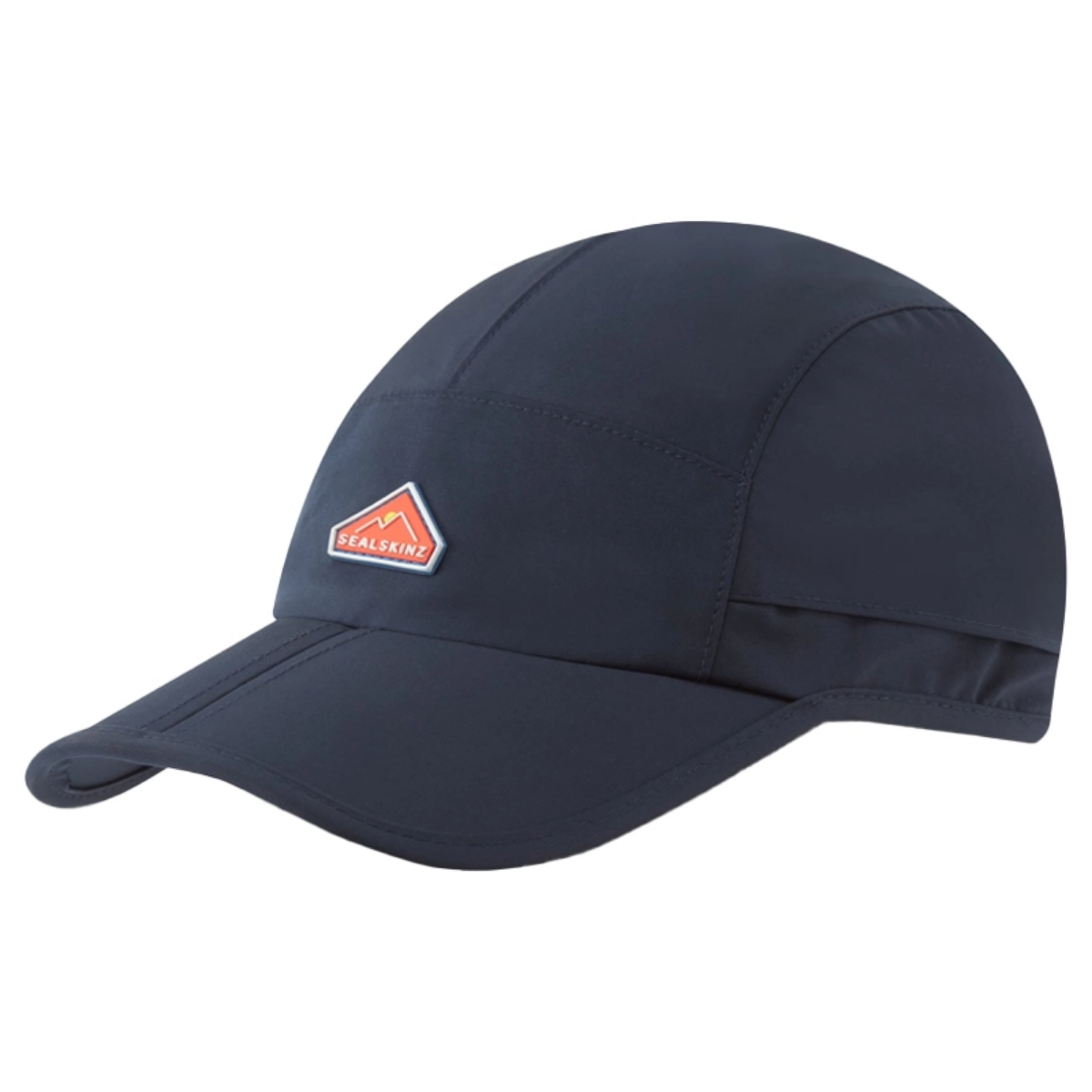 Sealskinz Poringland Waterproof Foldable Peak Plain Hiking Cap - Navy