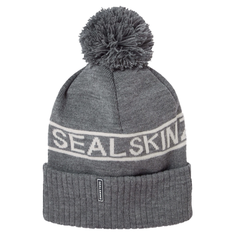 Sealskinz Heacham - Waterproof Cold Weather Icon Bobble Hat - Dark Grey