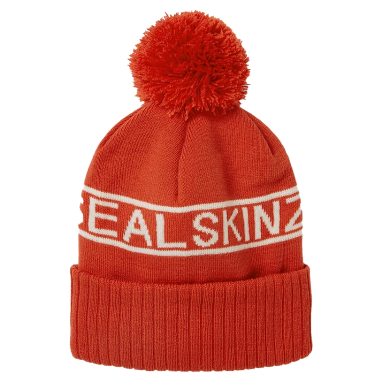 Sealskinz Heacham - Waterproof Cold Weather Icon Bobble Hat - Orange