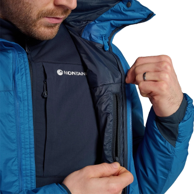 Montane Men's Fortes Lite Hooded Insulated Jacket - Neptune Blue