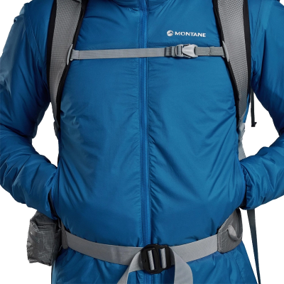 Montane Men's Fortes Lite Hooded Insulated Jacket - Neptune Blue