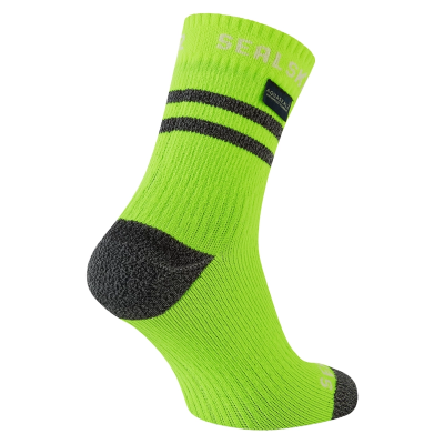 Sealskinz Mautby - Waterproof Warm Weather Ankle Length Sock with Hydrostop - Neon Yellow