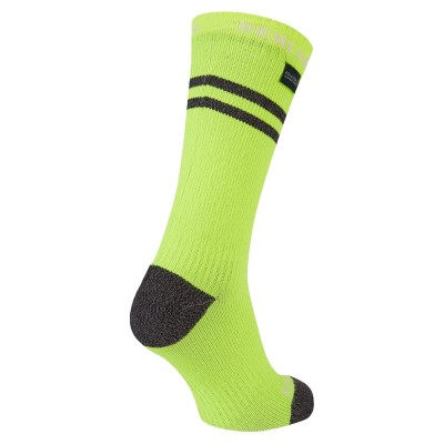Sealskinz Scoulton - Waterproof Warm Weather Mid Sock with Hydrostop - Neon Yellow