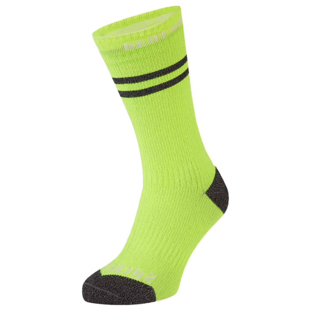 Sealskinz Scoulton - Waterproof Warm Weather Mid Sock with Hydrostop - Neon Yellow