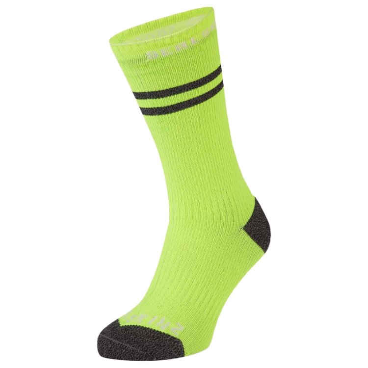 Sealskinz Scoulton - Waterproof Warm Weather Mid Sock with Hydrostop - Neon Yellow
