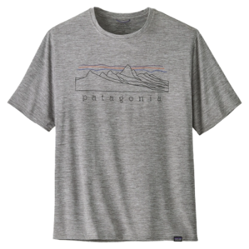 Patagonia Men’s Capilene Cool Daily Graphic Shirt - Stratapeaks: Feather Grey