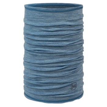 Buff Merino Lightweight Neckwear - Solid Lake Blue