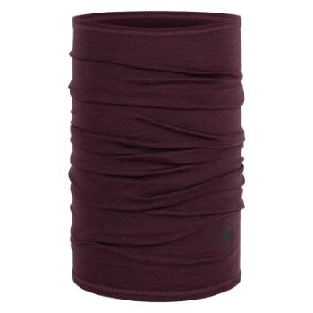 Buff Merino Lightweight Neckwear - Solid Garnet