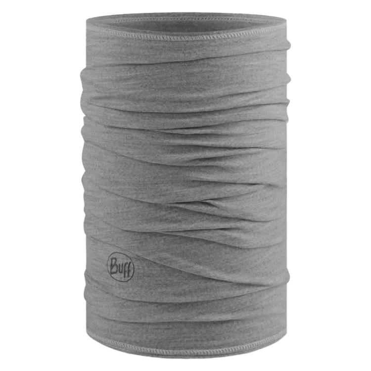 Buff Merino Lightweight Neckwear - Solid Light Grey