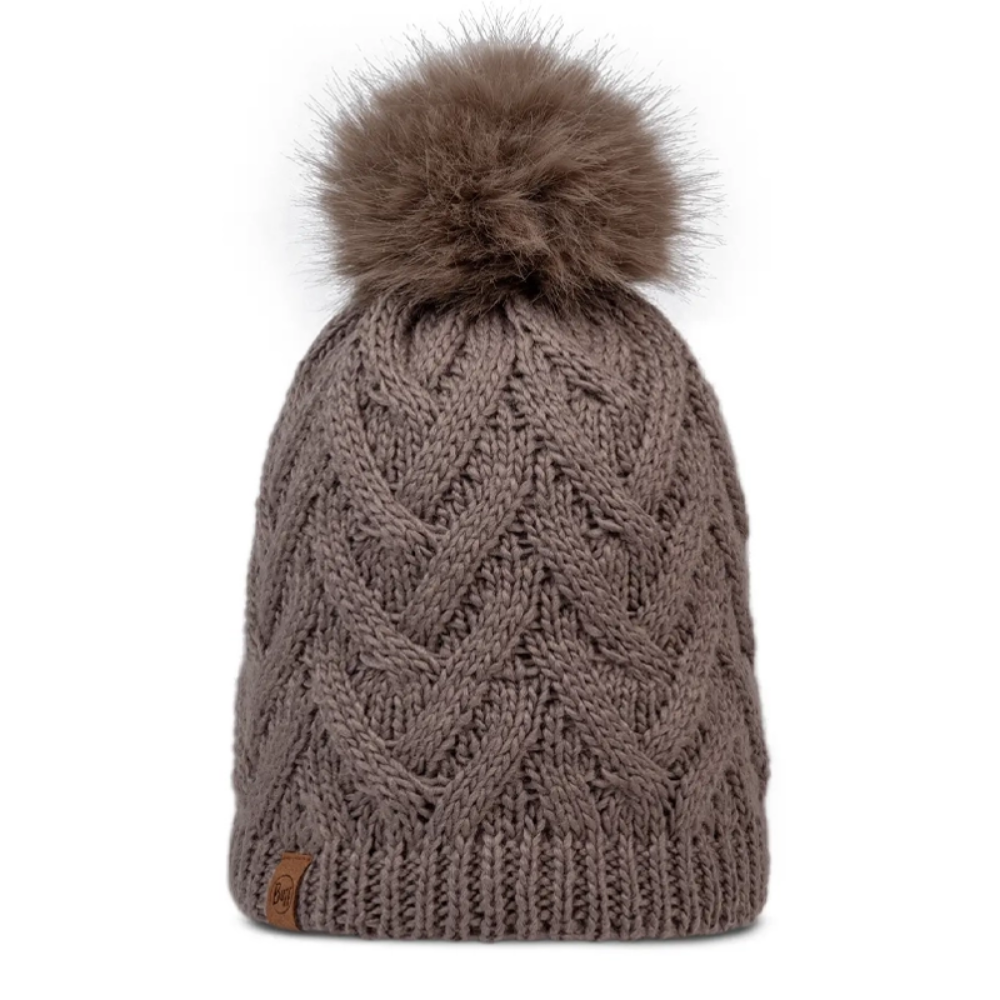 Buff Knitted & Polar Beanie - Caryn Cobblestone