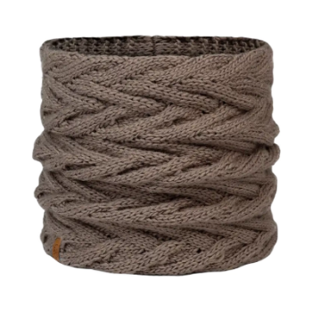 Buff Knitted & Polar Neck Warmer - Caryn Cobblestone