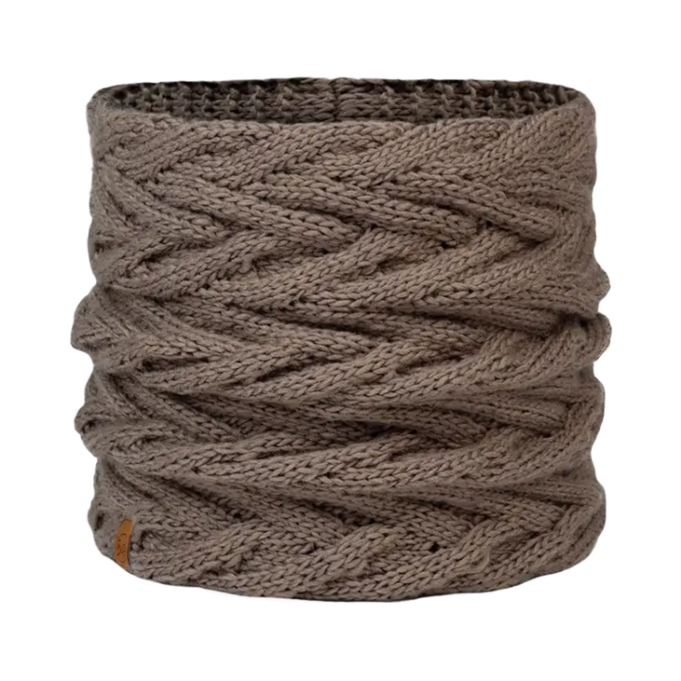 Buff Knitted & Polar Neck Warmer - Caryn Cobblestone
