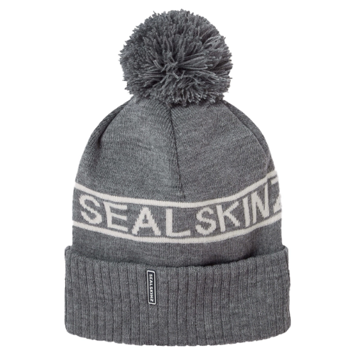 Sealskinz Heacham - Waterproof Cold Weather Branded Bobble Hat