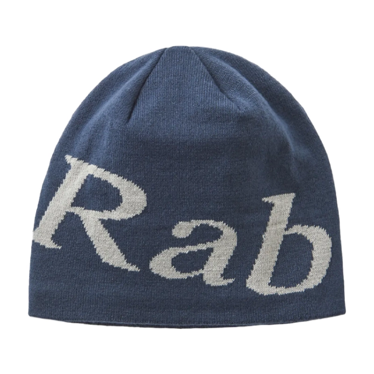 Rab Logo Beanie - Tempest Blue / Light Zinc