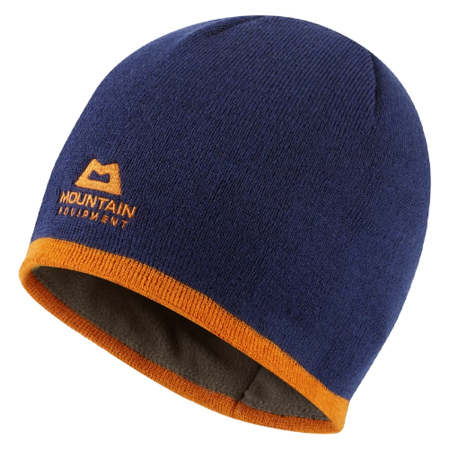 Mountain Equipment Plain Knitted Beanie - Admiral Blue/Rust