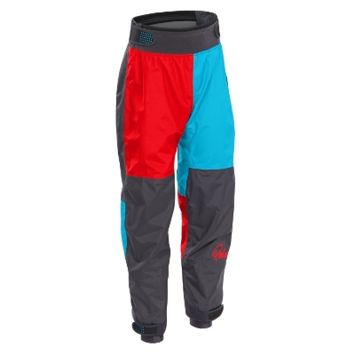Palm Rocket Kids' Pants - Aqua / Red