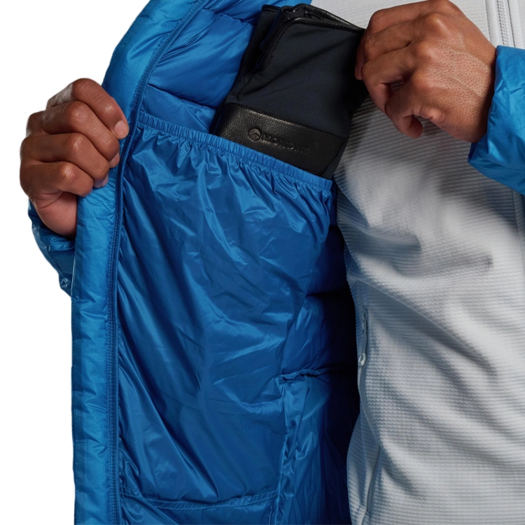 Montane Men's Kamen Hooded Down Jacket - Neptune Blue
