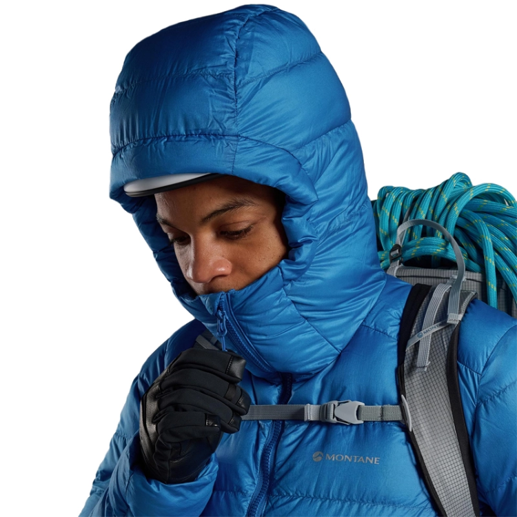 Montane Men's Kamen Hooded Down Jacket - Neptune Blue