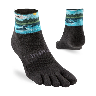 Injinji Artist Designed Men's Mini-Crew - Loon Injinji Artist Designed Men's Mini-Crew - Loon