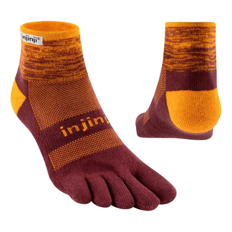 Injinji Trail Midweight Mini-Crew in Solar