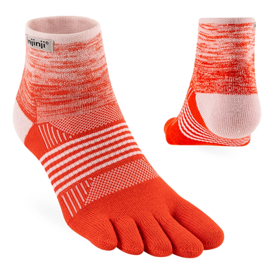 Injinji Women's Trail Midweight Mini-Crew - Hibiscus Injinji Women's Trail Midweight Mini-Crew - Hibiscus