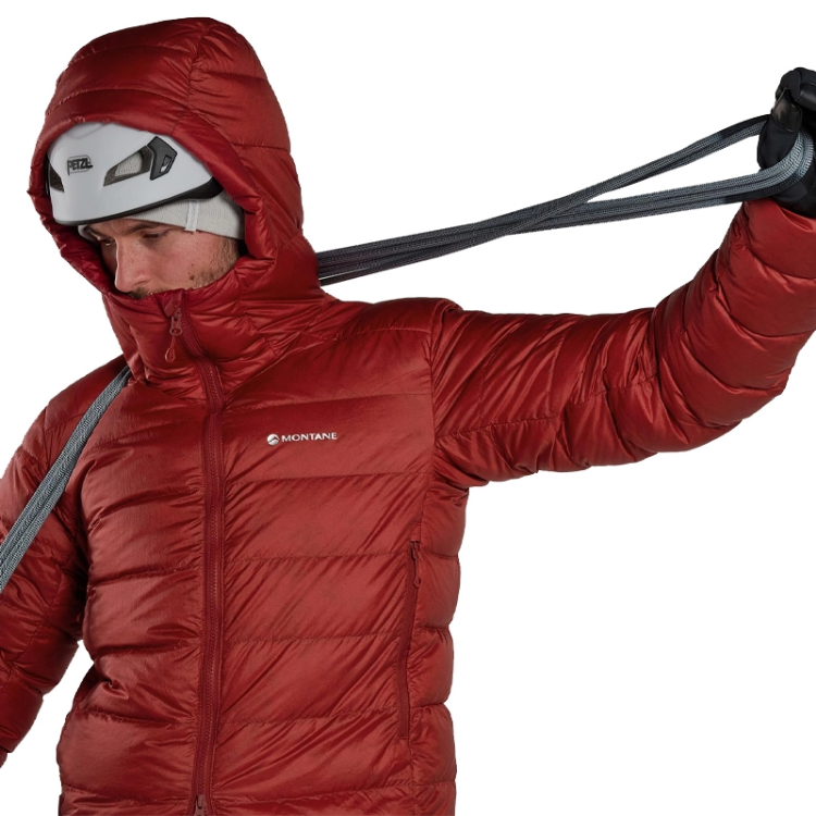 Montane Men's Kamen Hooded Down Jacket - Dark Maple