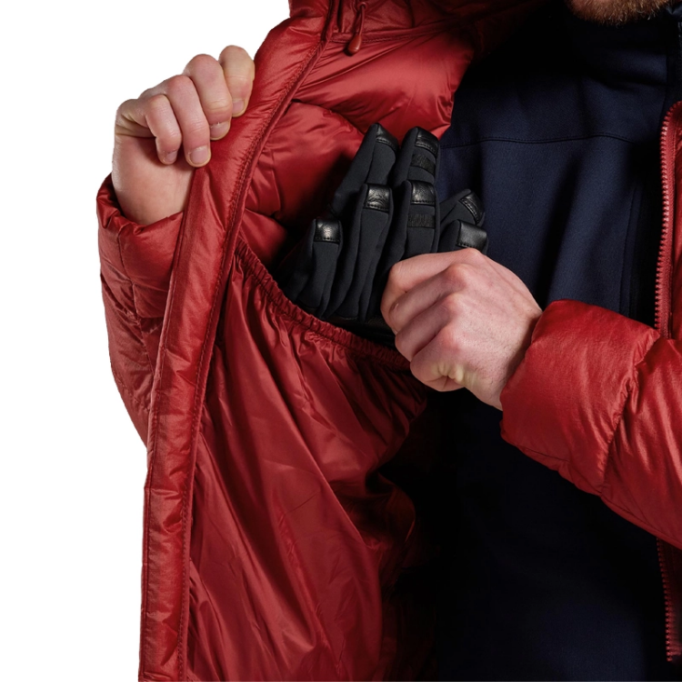 Montane Men's Kamen Hooded Down Jacket - Dark Maple